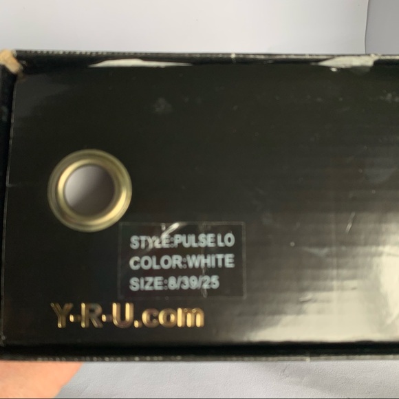 YRU white pulse lo platform sandals sz 8 - Picture 9 of 9